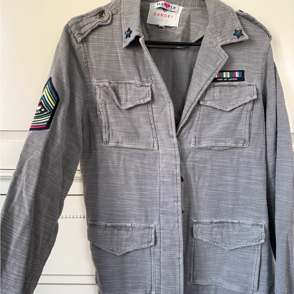 Sundry army green Military Jacket